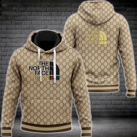 t shirt the north face gucci|gucci north face hoodie brown.